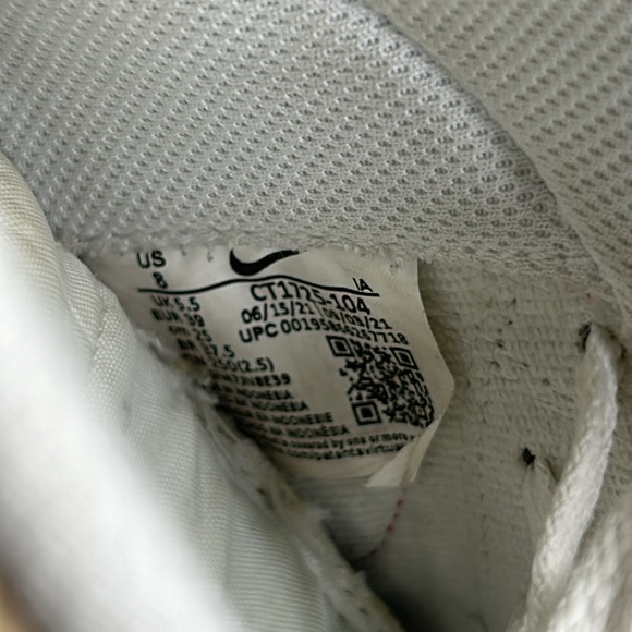 NIKE WOMENS COURT ROYALE 2 (BLAZER) MID SNEAKER WHITE/PINK💖 - Picture 10 of 10